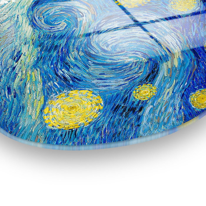 Wallity Cuadro Decorativo de Vidrio Templado Multicolor 35 x 50 cm